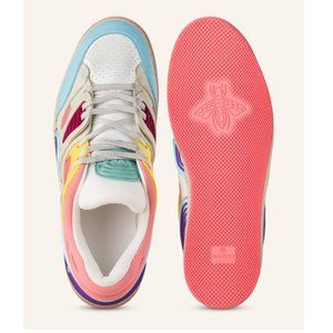 Gucci Women's Basket Lace Up Low Top Sneakers